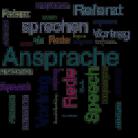 ansprechend synonym|ansprache synonym.